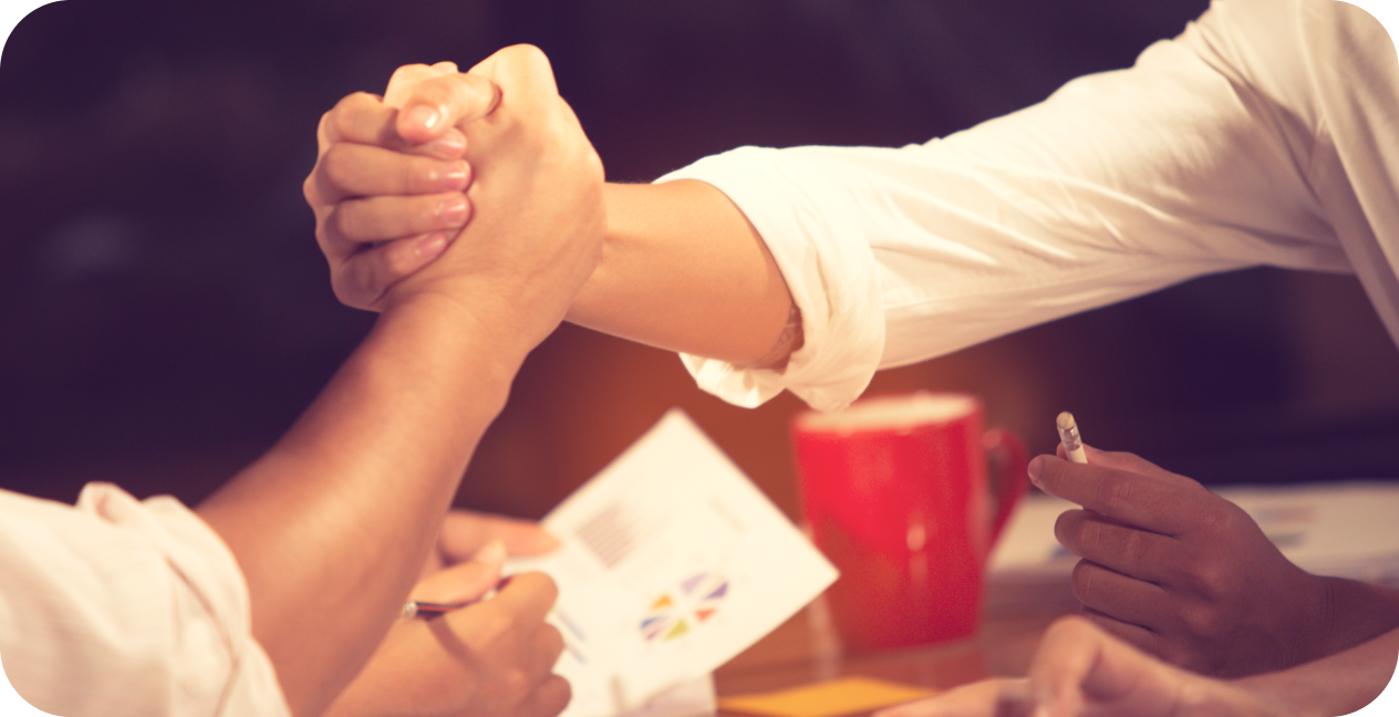 Visual emphasizing Incentivate's core values of empathy, integrity, and collaboration.